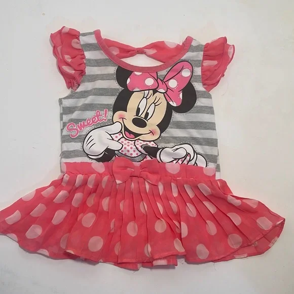 cute minnie mouse dress Minnie Mouse Costume Dress: Pink Polka Dot Birthday Party Outfit